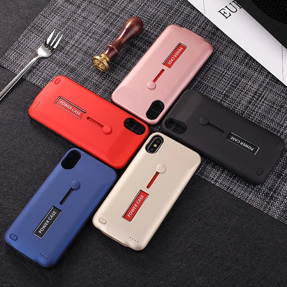KHP Battery Charger Case For iPhone 6 6s 7 8 Plus 3500mAh4000mAh5000mAh Powerbank Case For iPhone X XR Xs Battery Charger Case (6)
