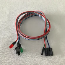 PC Desktop Computer Chassis Switch Reset Button Hard Disk Status LED Power LED Cable 65cm