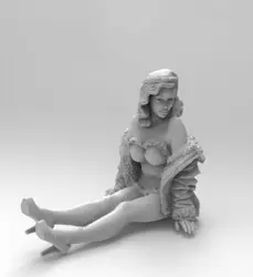 1/35 Pin Up Девушка Dottie Солдат Смола модель миниатюрный РИСУНОК Unassembly Неокрашенный