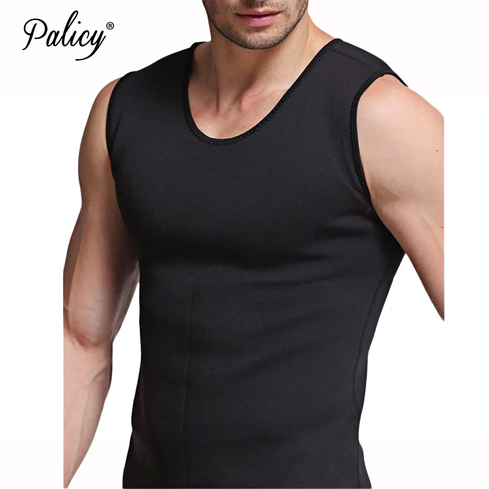 Palicy Classical Muscle Men Neoprene Vest Sauna Ultra Thin Sweat Shirt Body Shaper Slimming Corset for Weight Loss Top 5XL | Мужская