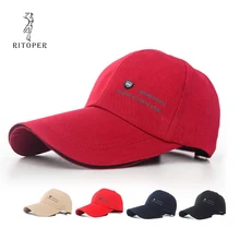 Весенние мужские и женские бейсболки RITOPER, летние уличные солнцезащитные бейсболки, удлиненные шапки унисекс, apelusz Chapeau hoed