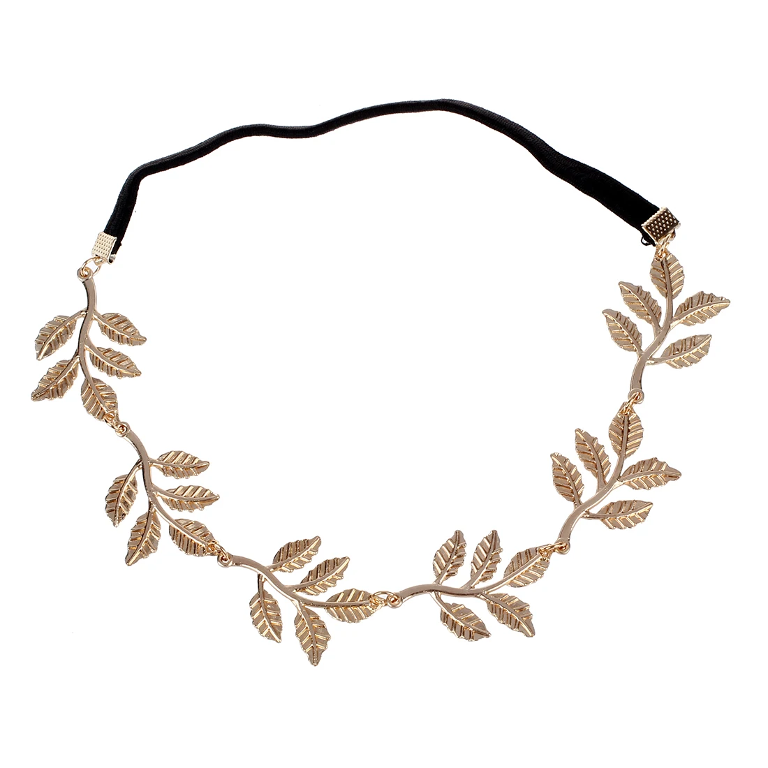 Золотой лист фестиваль греческий Гирлянда хиппи Лоб головная повязка для волос
