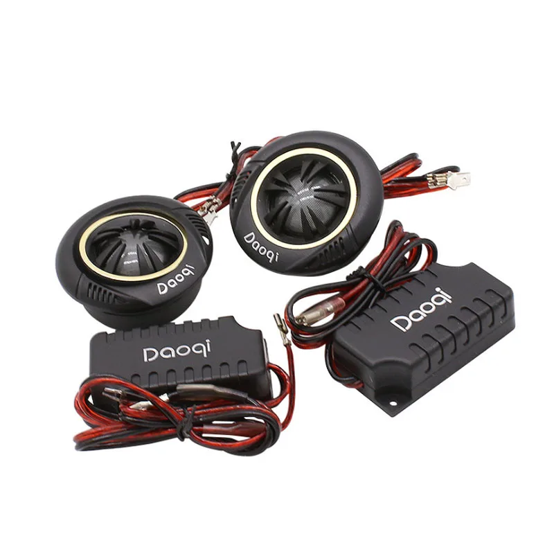 

Hot Sale Component High Power 100W Car Dome Tweeter Speakers With Crossover Divider For Vehicle Auto Car Music Stereo