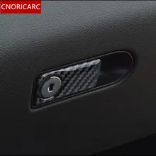 CNORICARC углеродного волокна пилот бардачок Панель украсить крышку отделкой для Mercedes Benz C class W205 GLC X253 стайлинга автомобилей