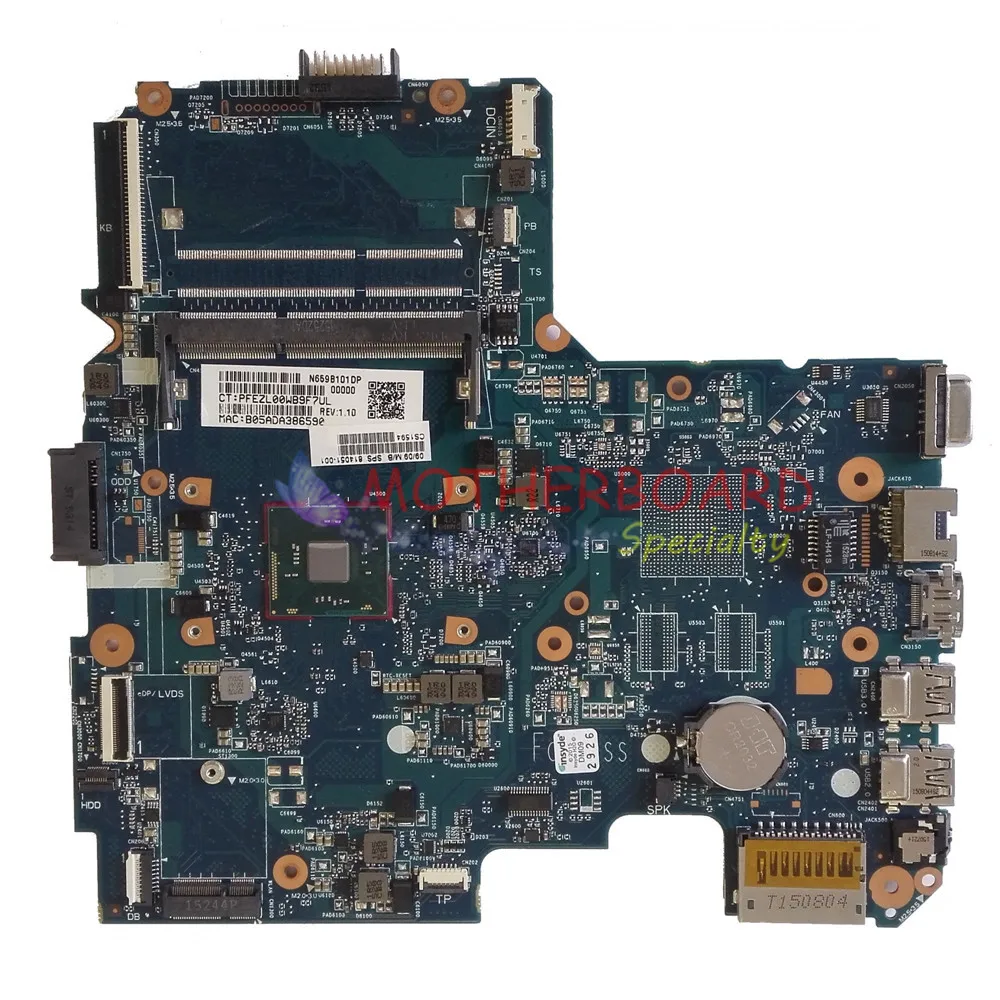 Vieruodis материнская плата для ноутбука HP 240 G4 14 AC 814051 001 6050A2730601 MB A01 W/ N3050 CPU