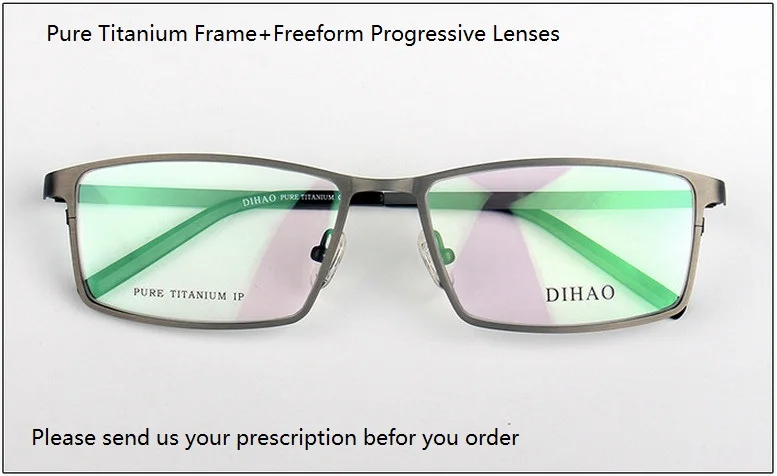 Puro Titanio frame + Multi focale Freeform lenti progressive; presbiopia  occhiali da lettura bifocale multi focale, Formato L|pure titanium  frame|titanium frameframe frame - AliExpress