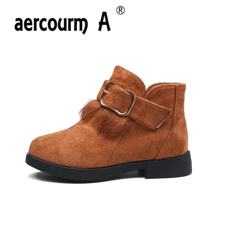 Резиновые сапоги для детей Aercourm A г. детей Сапоги и ботинки для девочек Обувь для девочек осень-зима Детская обувь зима принцесса модная тёплая обувь Martin Нескользящие хлопковые сапоги