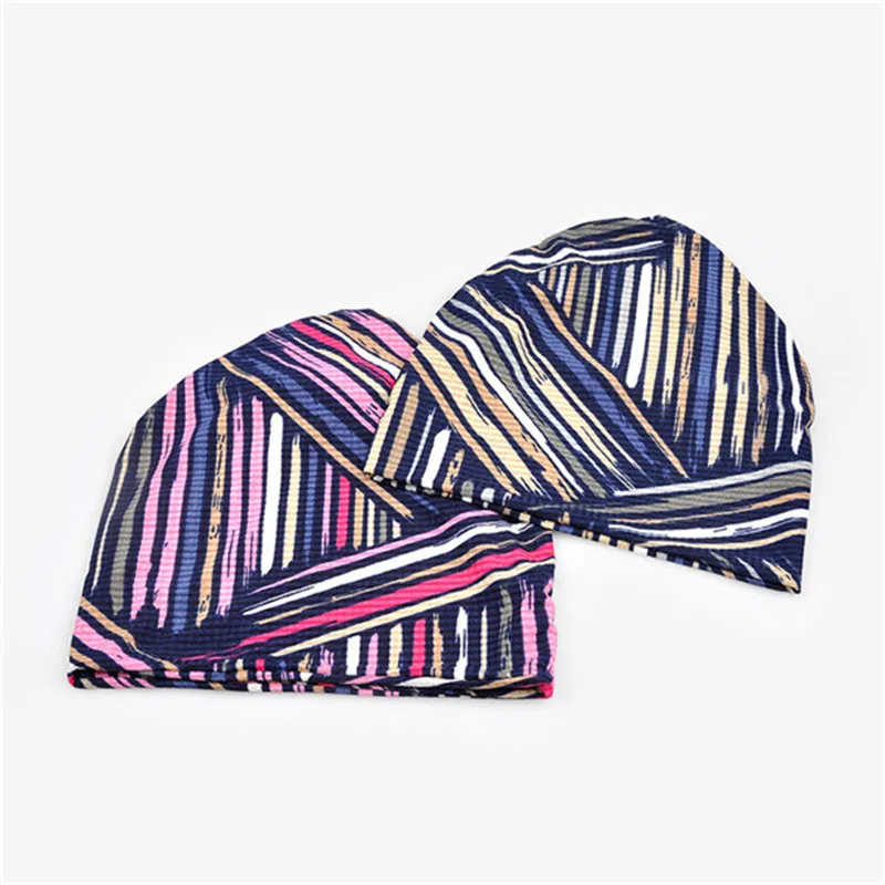 Summer thin sets scarf beanie dual-use linen breathable fashion activities hat windproof camouflage Baotou sunscreen women caps