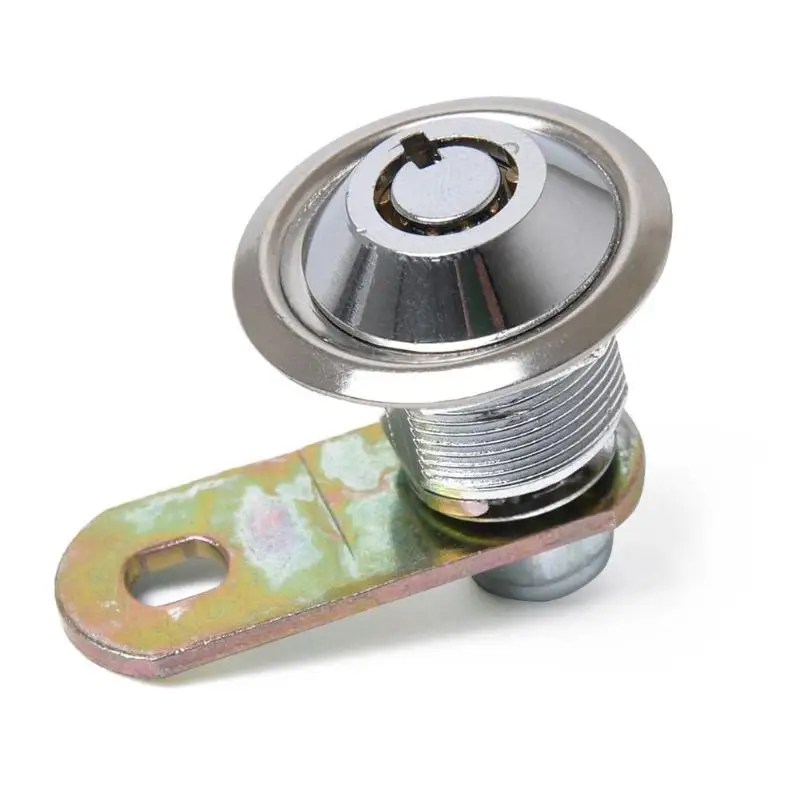 Трубчатый cam lock с ключом из цинкового сплава, цинковый сплав электрического шкафа автомобильный комплект блокировки хром оцинкованные поверхности для автомобилей класса RV мощность замок 45*35*22 мм