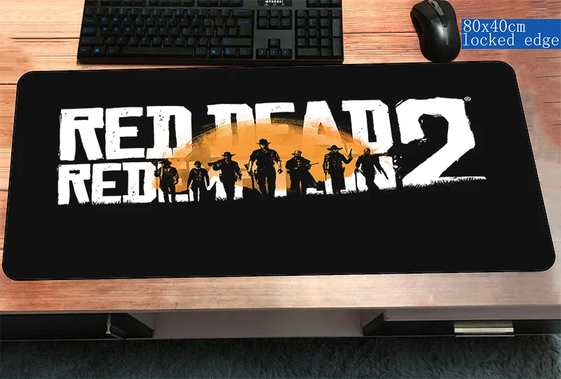 

red dead redemption 2 mouse pad 800x400x2mm gaming mousepad cheapest office notbook desk mat large padmouse games pc gamer mats