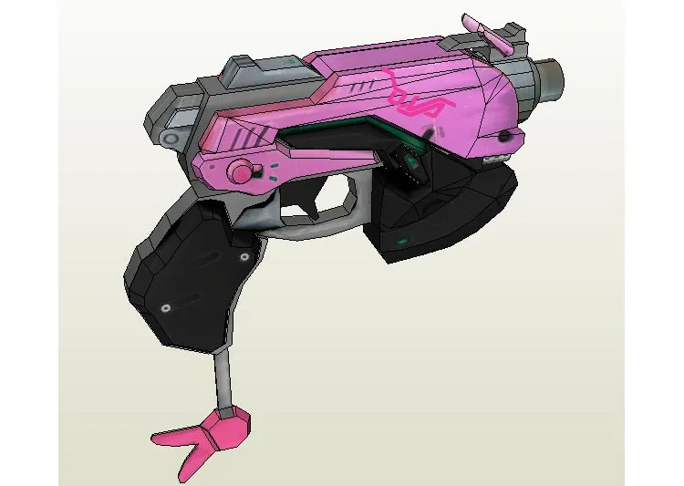 1:1 Watchman Pioneer DVA Pulse Gun ручная работа не запуская 3D модель бумаги|Картонные