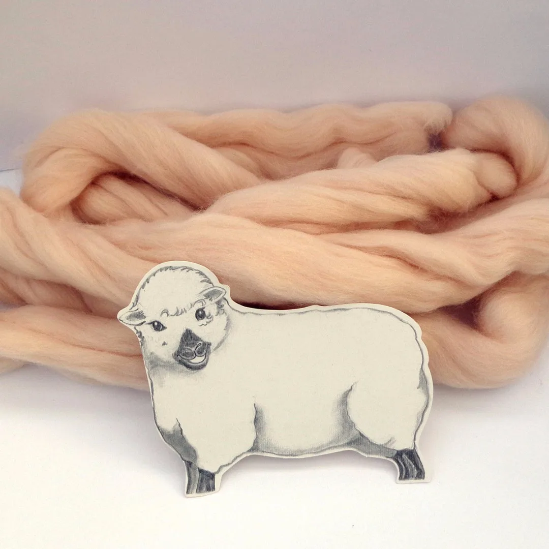 JX-LCLYL New 50g Light Pink Merino Roving Wool Fibre Dyed Wool Tops DIY Needle Felting