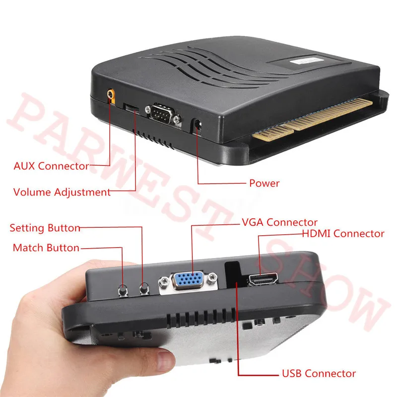 Мульти игры 999 в 1 печатной платы HD Аркада jamma Настольная Игра Аркада VGA& HDMI выход серия игровых Коробка корейский/английская версия