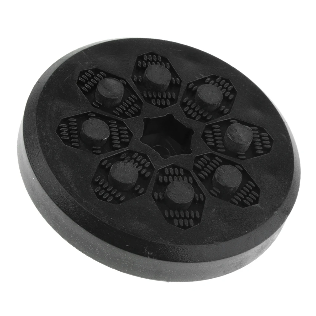 Replacement Slide Pucks Slider Block with 8 Flintstones for Skateboard Longboard Sliding Gloves Black Round Slide Pucks 