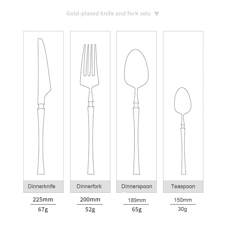 24 шт. Рождественская посуда Золотой набор столовых приборов 304 нержавеющая сталь нож S ложка и вилка набор золотой столовая посуда кухонные аксессуары