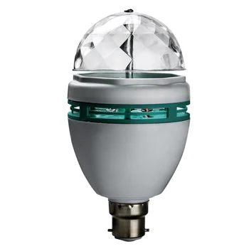 

2018 New LED 3W RGB Crystal Automatic Rotating Lamp Stage Light for DJ Disco Bar Ball Aluminum+PC