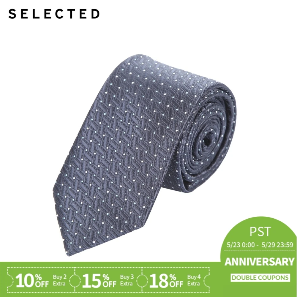 

SELECTED Men's Printed Business-casual Tie A|41711T501