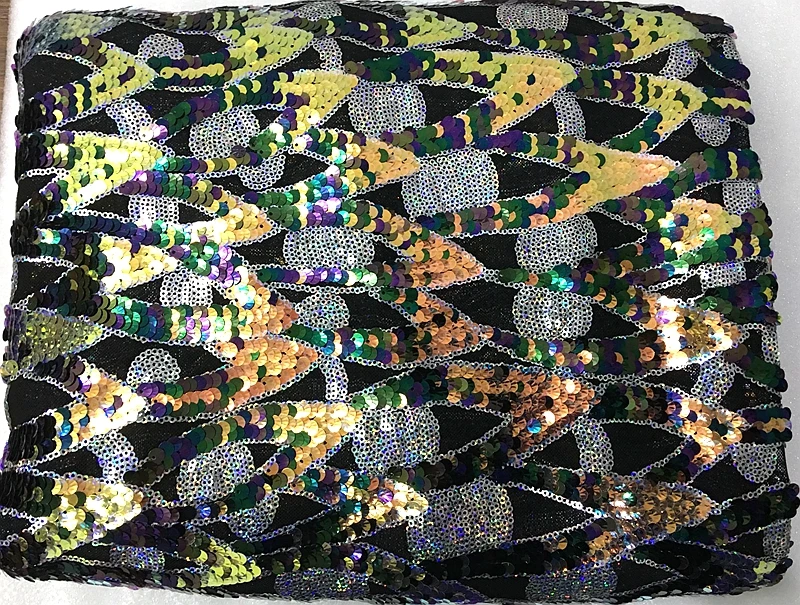 

GLace 1Y/lot Sequins LACE Fabric elastic mesh Fabric breathable night dress decoartion cloth accessories DIY material TX485