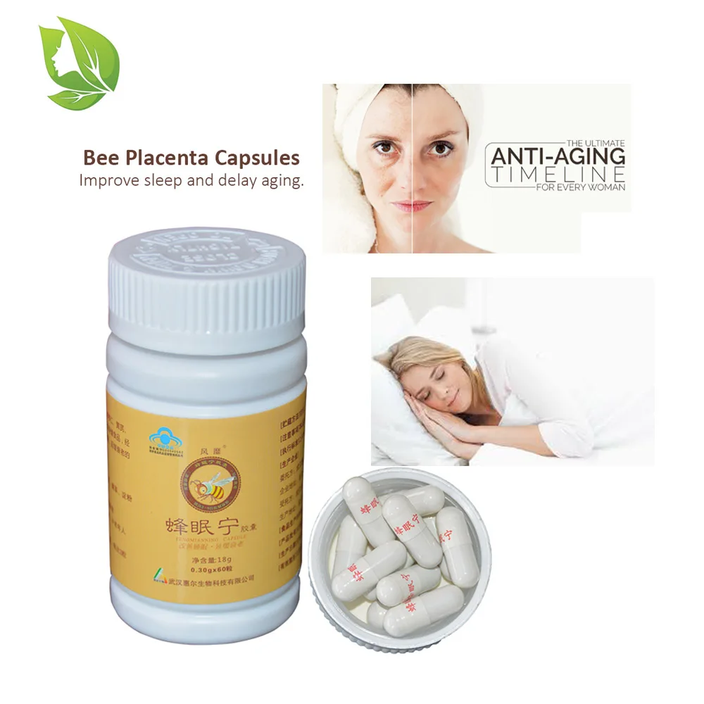 

3 Bottle Natural Bee Placenta Propolis Softgel Capsule Anti Aging Maintain Beauty Wrinkle Remove Regulate Sleeping Sleep Aid