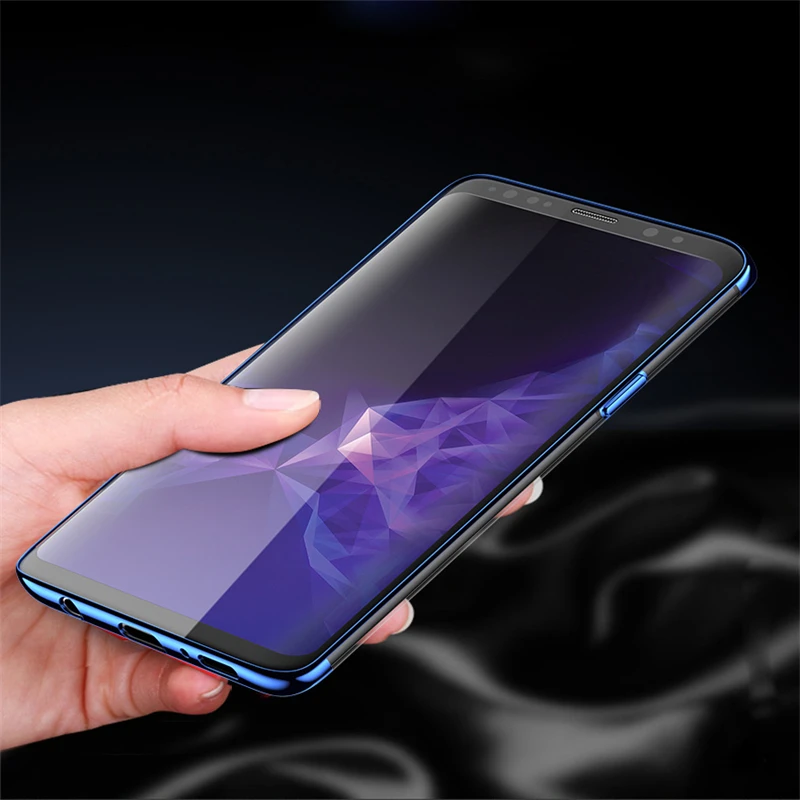 

PAWPAW Transparent Plating Soft TPU Cover For Samsung Galaxy A3 J5 A7 2016 J3 A5 J7 2017 Pro A8 2018 S7 Edge S8 S9 Plus Case Hot
