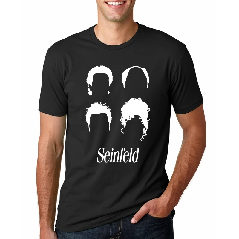 Забавный дизайн Seinfeld мужские футболки с коротким рукавом летние повседневные хлопковые топы в стиле хип-хоп модные футболки