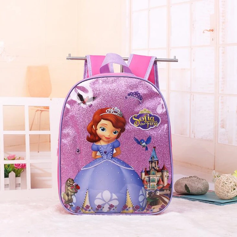 

Fashion Superhero Movie Spider-Man Boys Backpack Girls Lovely Princess School Bag Baby Kindergarten Backpacks For Girls Boys