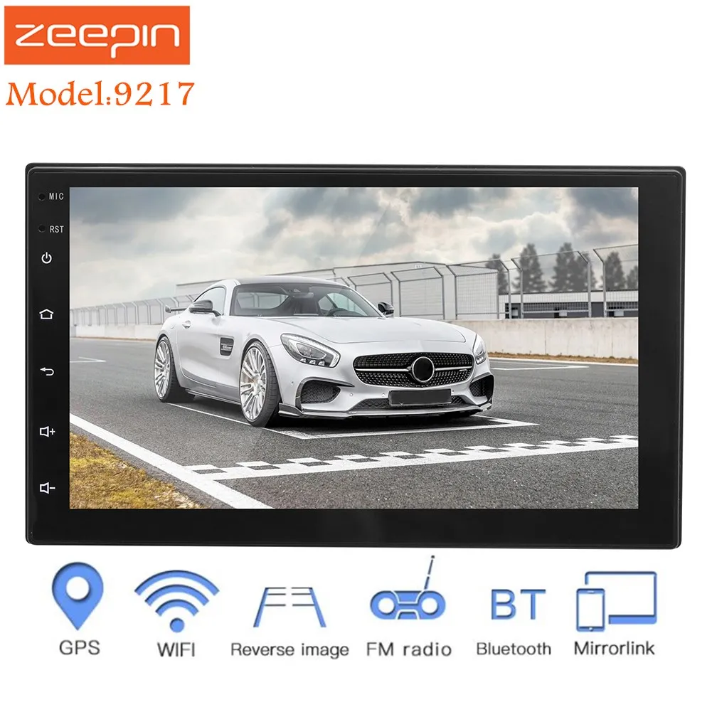 2 Din Автомобильный MP5 плеер gps навигация Zeepin 9217 7 дюймов Doble WiFi Android автомобильный