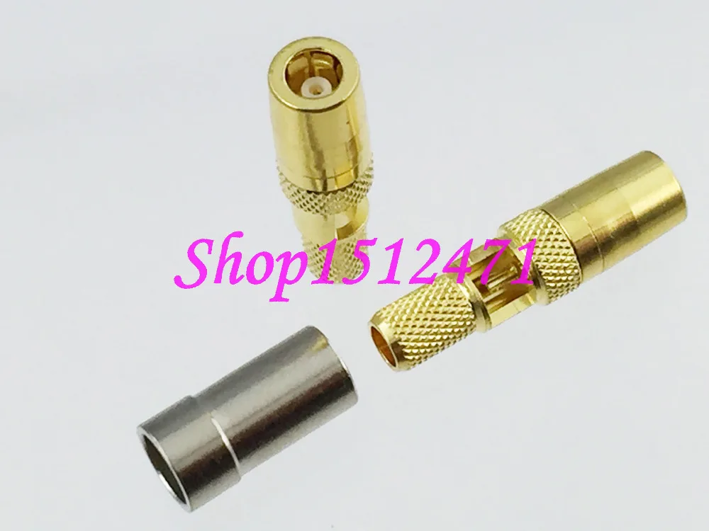 

1pce SMB female jack window crimp for RG58 RG142 LMR195 RG400 RF connector