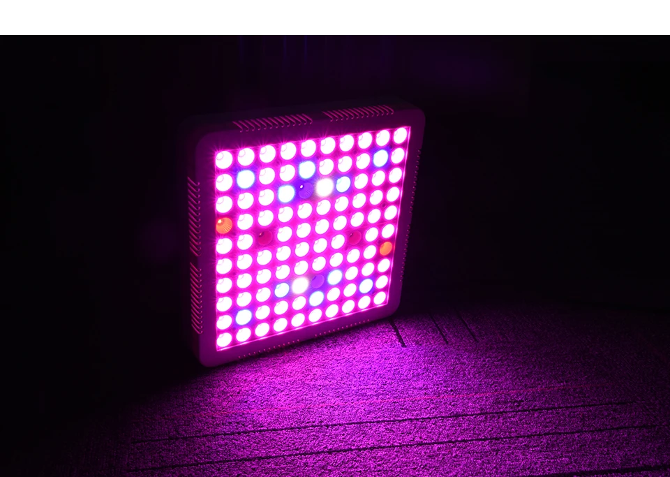 AmmToo 300W LED Grow Light Panel Full Spectrum LED Plant Grow Lamps For Plant Flower Veg Hydroponics System Grow/Bloom Tent/Box