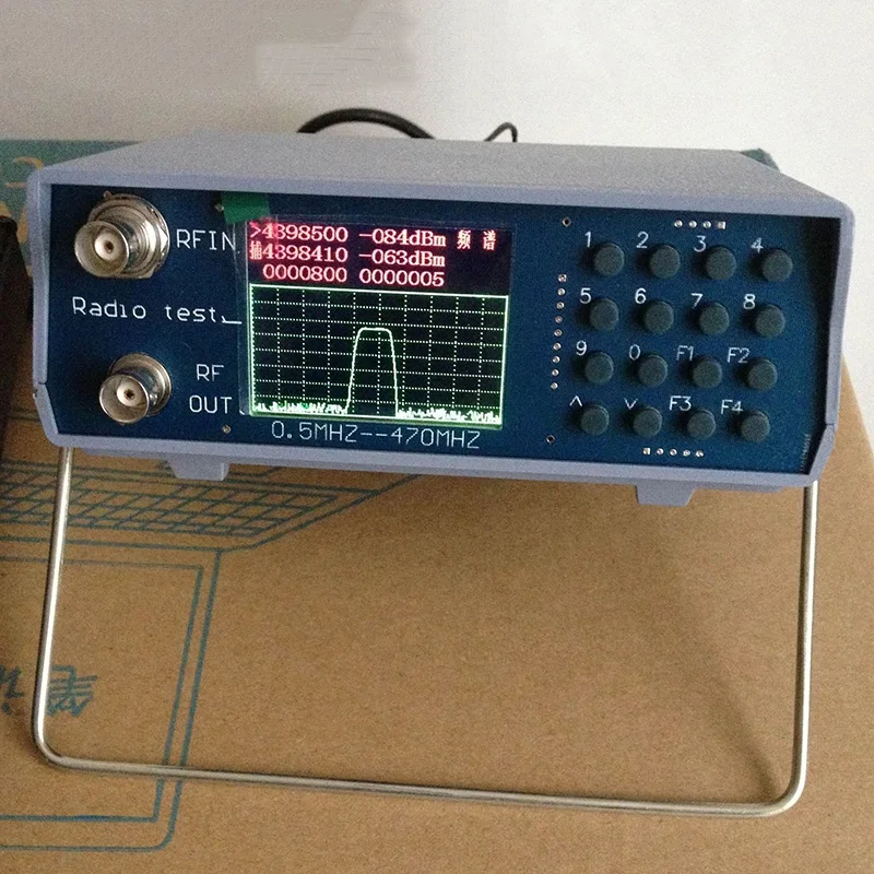 U/V UHF VHF dual band spectrum analyzer with tracking source tuning