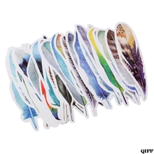 Прямая поставка& 30 шт цветастый перо мультфильм Бумага закладки карточки для записок студенческие канцелярские принадлежности APR29