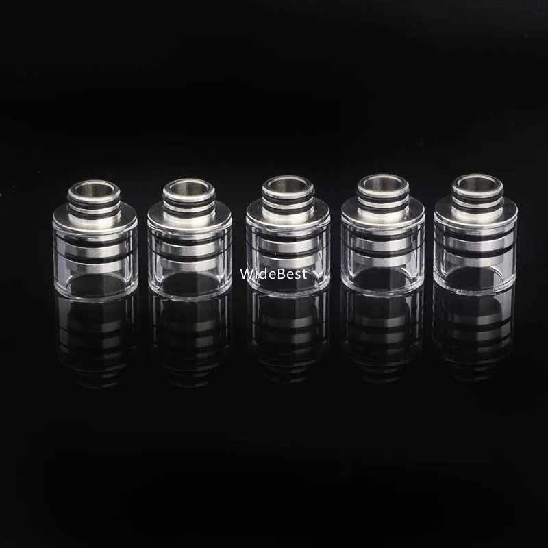 

obs crius 2 II/obscube mini/Digiflavor Siren 2 V2/eleaf Melo 4 Stainless Steel Glass Wide bore 510 MTL drip tip Replacement