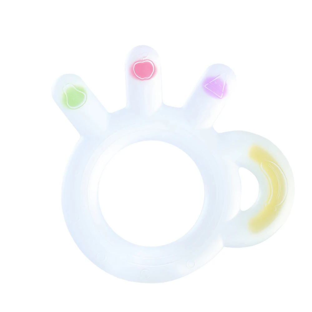 Baby Silicone Transparent Molar Toy Supplement Pacifier Teether