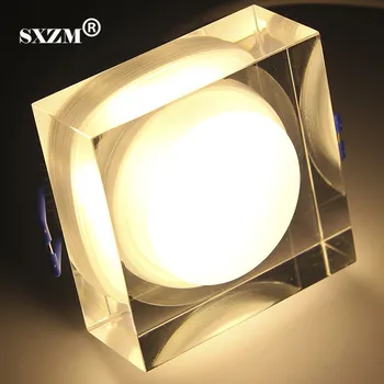 

1W/3W/5W/6W/7W Led Square down light Acrylics led ceiling light AC85-265V Recessed led retail