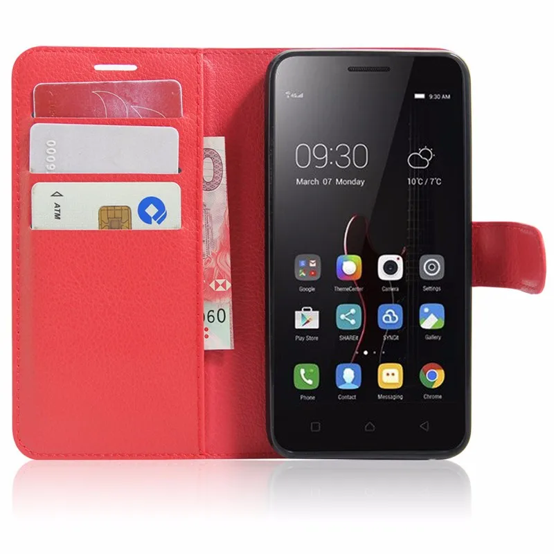 For Lenovo A2020 Case Luxury PU Leather Back Cover Case For Lenovo Vibe C A2020 A 2020 Case Flip Protective Phone Cover Bag Skin (40)