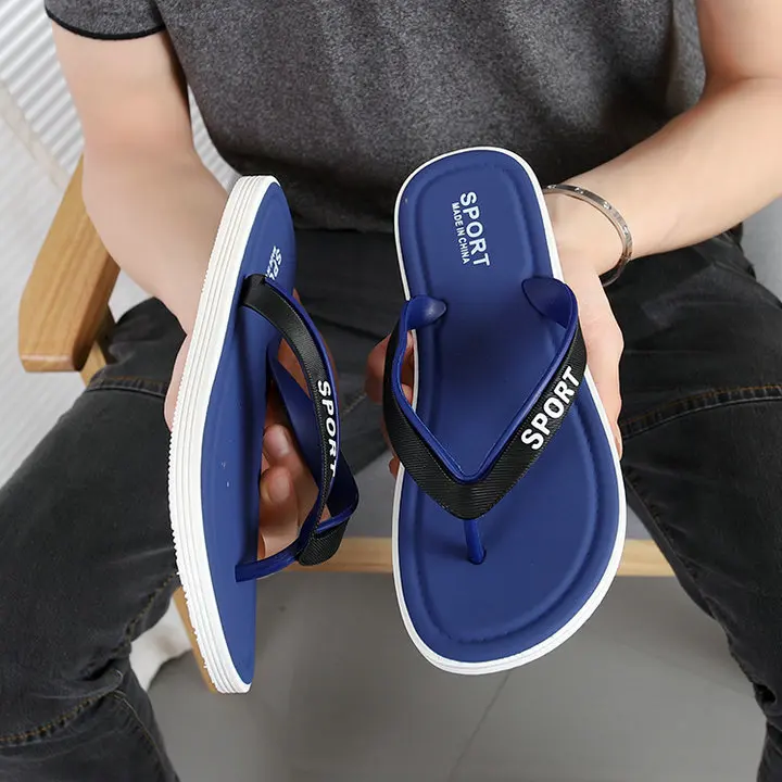 Flip-flops Beach Slim Sandal Shoes For Women Men Thick Sole Comfort Bath Outdoor Summer Proof Slippers (1)