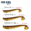 FISH KING Fishing Lures 75mm 100mm 125mm Artificial Baits Wobblers Soft Lures Shad Carp Silicone Fishing Soft Baits Tackle ► Photo 2/5
