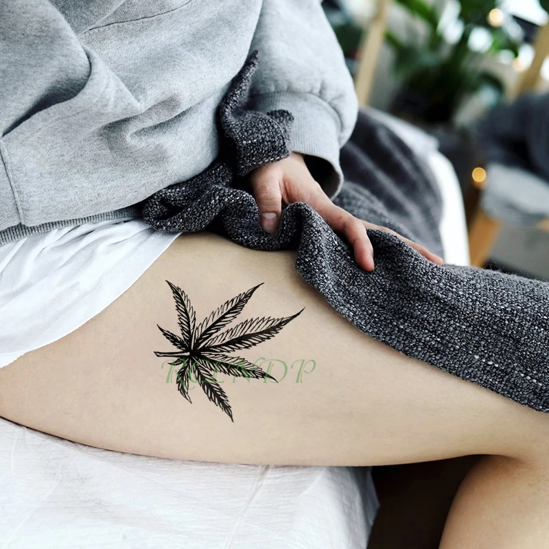 Amazon.com: PARITA Small Marijuana Green Leaf Weed Stickers Cartoon Design  Body Leg Arm Shoulder Chest Bottom & Back Make Up 3D Tattoos Party Favors  for Man Guys Women (Pack 3 PCS.) :
