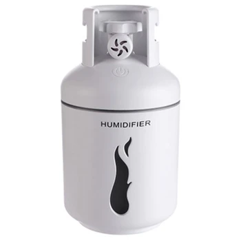 

4 In 1 Mini Gas Tank Humidifier Cool Mist Usb Humidifier Ultrasonic Aromatherapy Humidifier 300Ml For Home Office Car