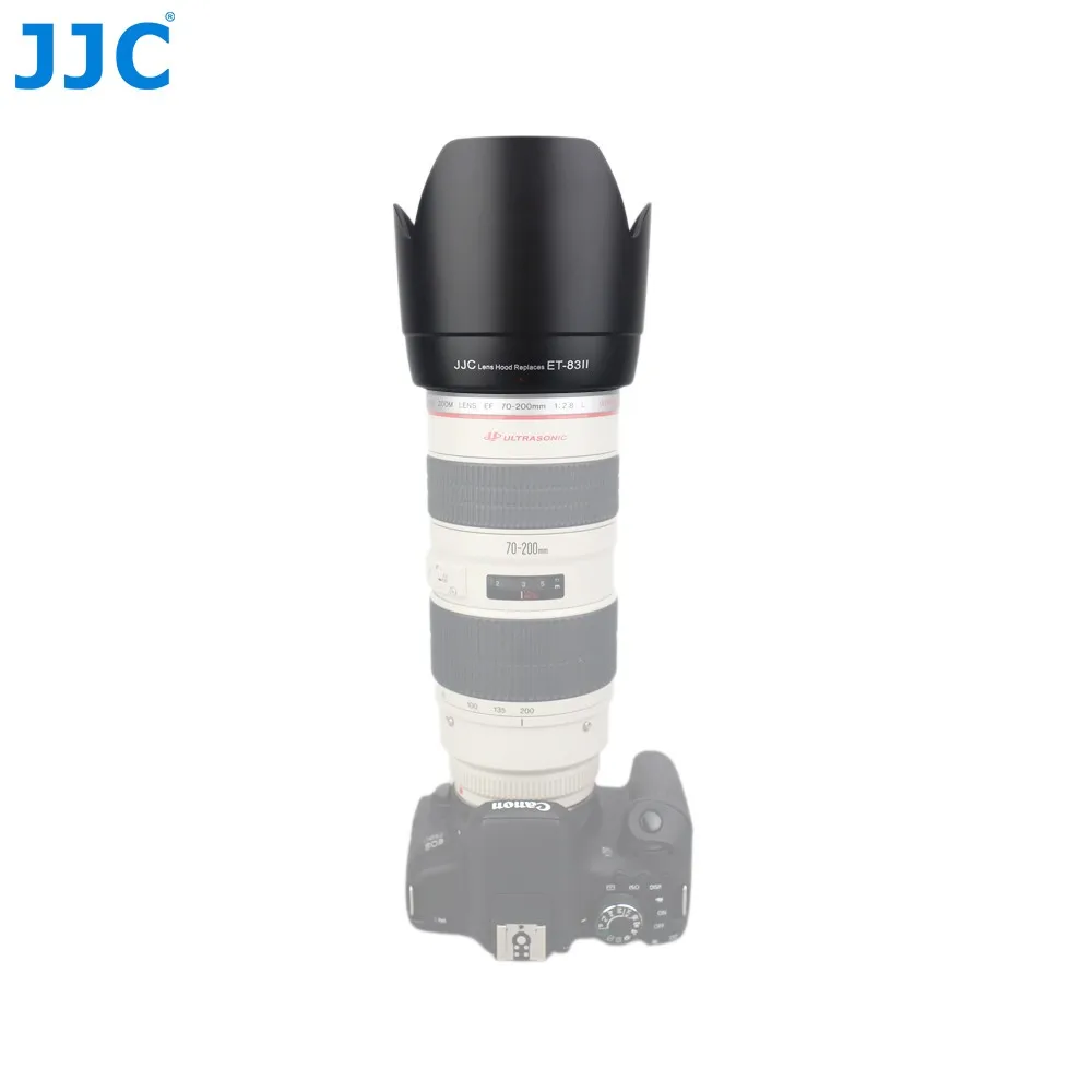 JJC LH-83II черный, белый цвет Бленды для объективов Тенты для Canon EF 70-200 F/2.8L USM бленда Заменяет Canon ET-83II