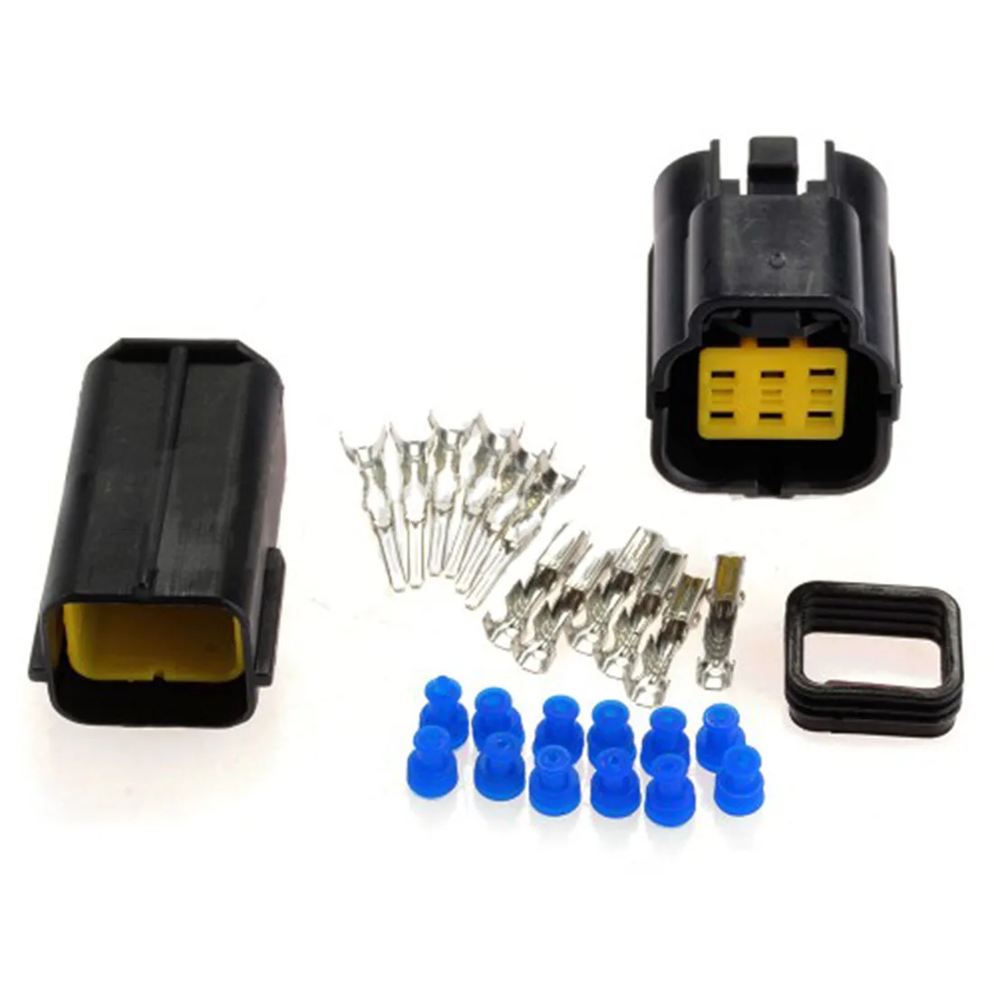 New Arrival 6Pin 6Way Sealed Waterproof Automotive/Marine Electrical Wire Connector Plug Set Car Truck Kit Dewtreetali-in Cables, Adapters & Sockets from ...
