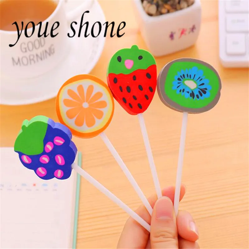 

Youe shone 1pcs erasable pen special rubber primary school student friction rubber rod school supplies for school student cute