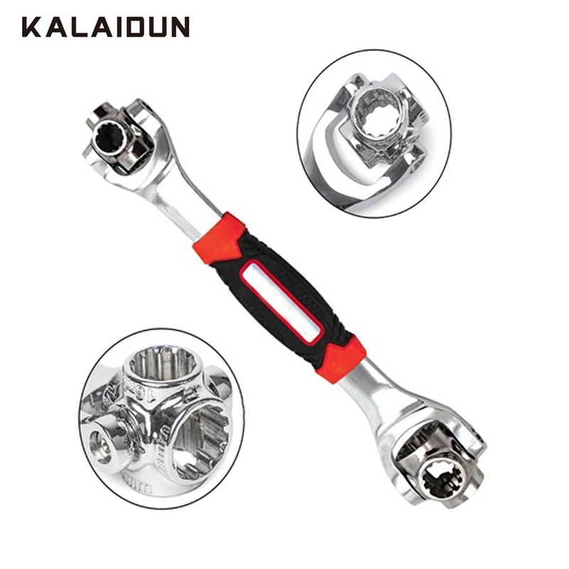 

KALIADUN Wrench Torque 48 In 1 Universal Keys Set Ratchet Socket Spanner Hand Tools With Spline Bolts Torx Furniture Car Repair