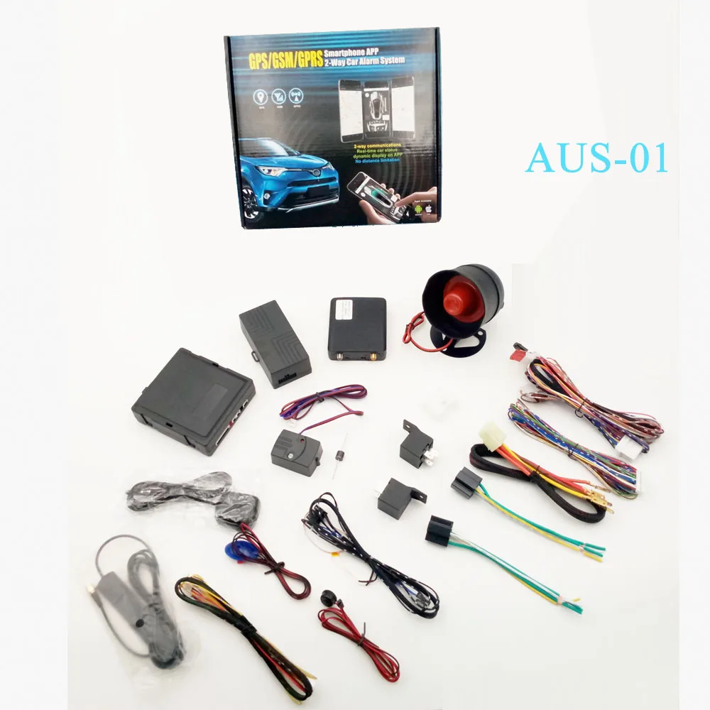 

SZDALOS 2-Way Car Alarm Vehicle System Protection Security System Key-less Entry Siren with over 5000 remote range Anti-theft