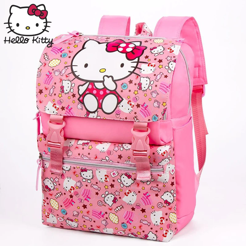 Рюкзак с рисунком Hello Kitty модный рождественский подарок для детей розовый