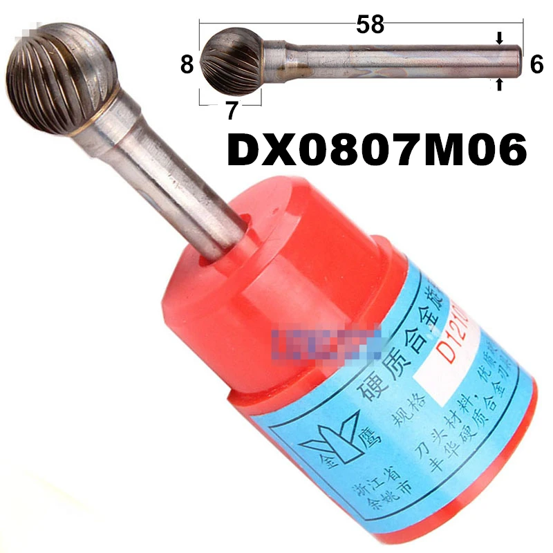 

2pcs High Quality Tungsten Steel DX0807M06 NAKAWO Drill Bits Hard Alloy Cutter for Rotary tools Drilling Cutting Grinding