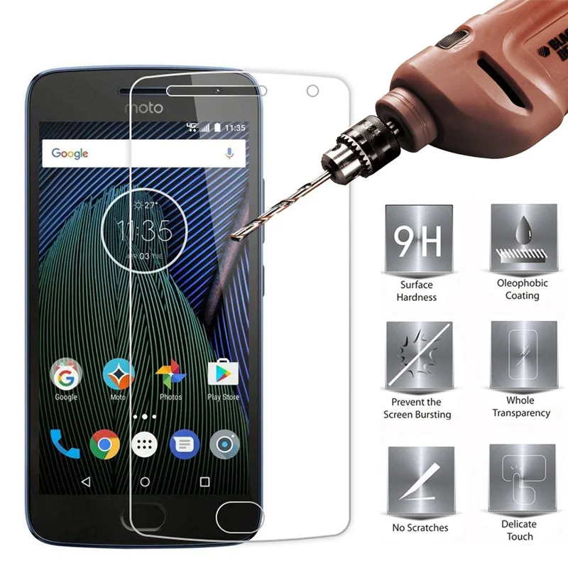 GXE для Motorola Moto G5 Plus Закаленное стекло Защитная пленка G5s усиленная защитная и