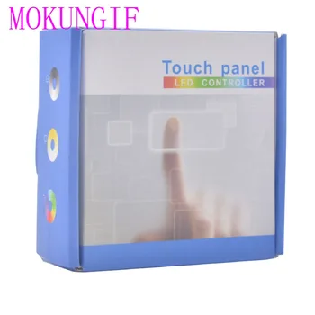

TM08 Touch panel RGB led dimmer Switch Wall-mounted controller White/Black DC12V-24V MAX4A/CH for RGB/Single Color led strip