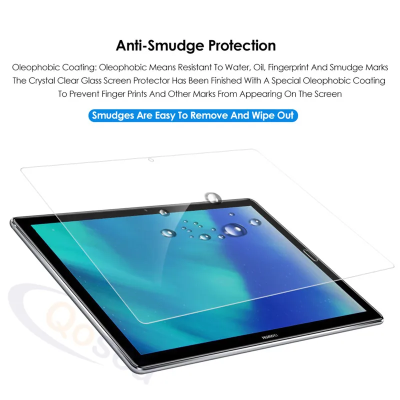 Qosea для huawei Mediapad T5 10 0 Wi Fi Экран защитная пленка 9 H Защитная планшета MediaPad M5 8 4 дюйма