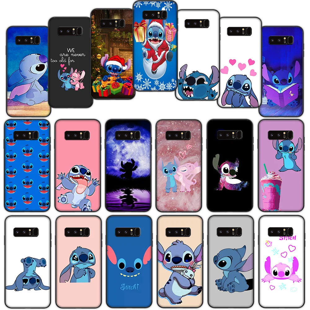 

Lovely Stich Soft Cover Case for Samsung Galaxy Note 10 9 8 J6 M20 M30 M10 M40 Coque